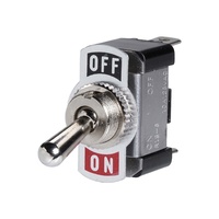 NARVA OFF/ON METAL TOGGLE SWITCH WITH OFF/ON TAB (60060BL)