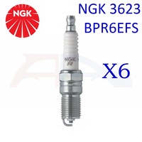 6 X NGK 3623 SPARK PLUG FITS FORD FALCON (BPR6EFS)