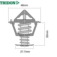 TRIDON THERMOSTAT BLISTERED HIGH FLOW (TT2014-170)