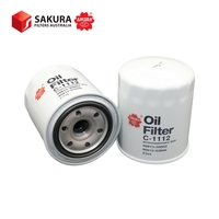2 PACK OF SAKURA OIL FILTER RYCO REFERENCE Z334 WESFIL REFERENCE WZ334 (C-1112)