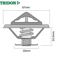TRIDON THERMOSTAT BLISTERED HIGH FLOW (TT273-180)