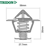 TRIDON THERMOSTAT BLISTERED HIGH FLOW (TT296-180)