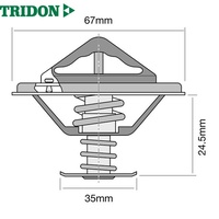 TRIDON THERMOSTAT BLISTERED HIGH FLOW (TT304-180)