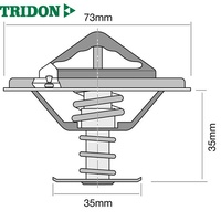 TRIDON THERMOSTAT BLISTERED HIGH FLOW (TT331-170)
