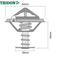 TRIDON THERMOSTAT BLISTERED HIGH FLOW (TT336-180)