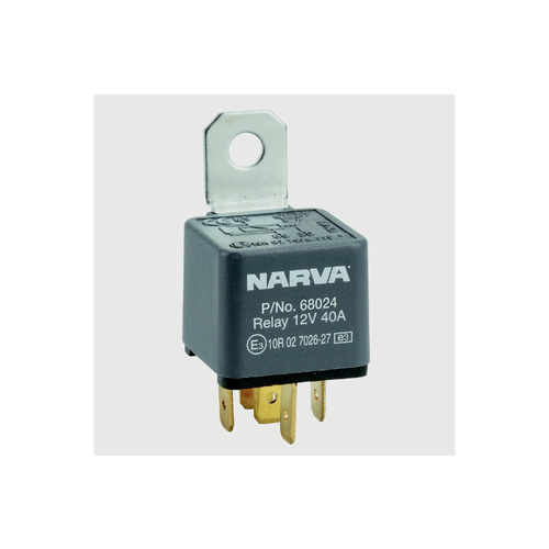 NARVA 12V 30A NORMALLY OPEN 5 PIN RELAY (BLISTER PACK OF 1) (68024BL)