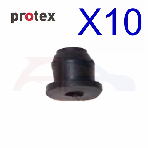 10 x PROTEX BRAKE CYLINDER OIL BLEEDER NIPPLE SCREW PROTECTIVE CAP RUBBER (P27)
